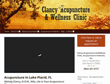Tablet Screenshot of melodyclancy.com